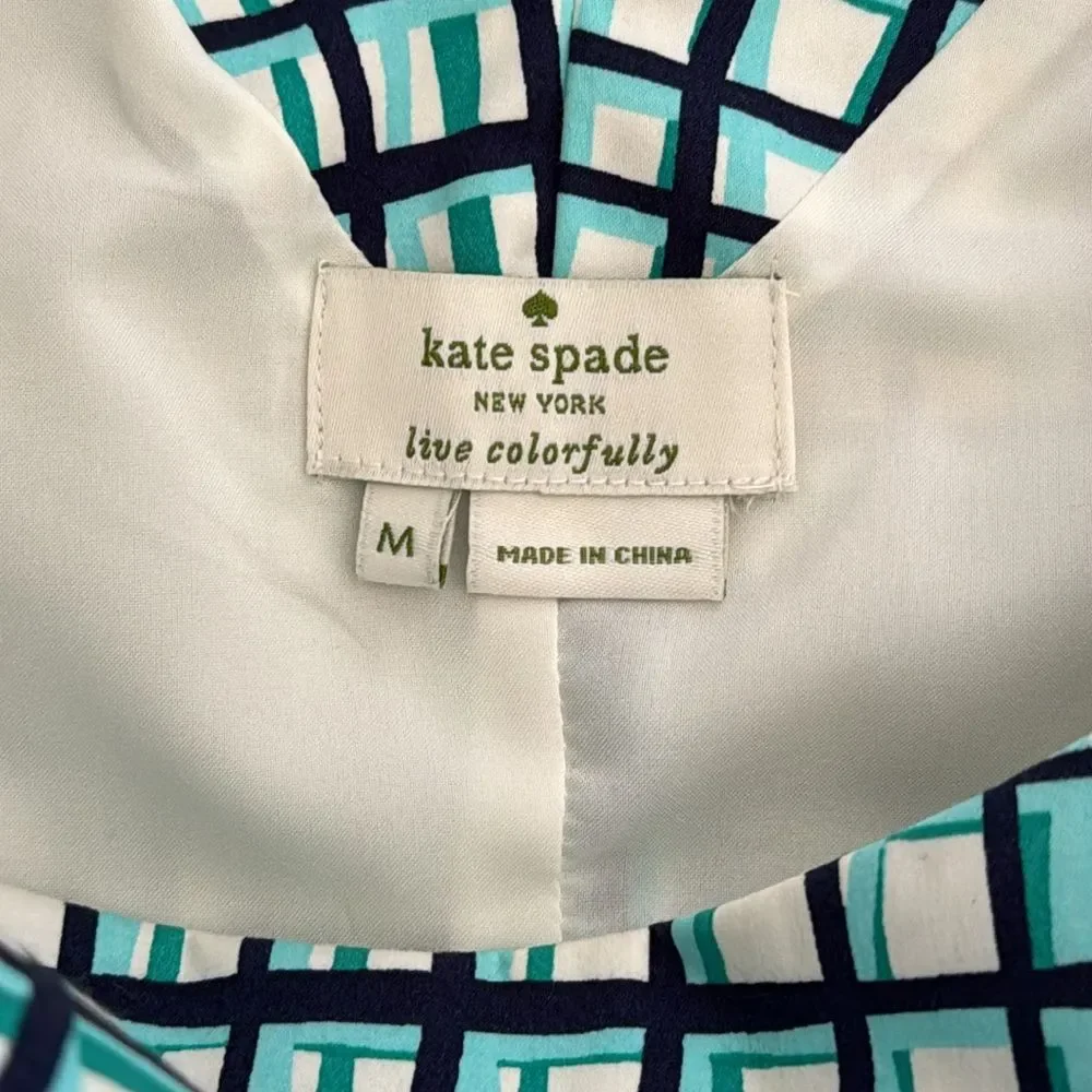 Kate Spade Tatiana Sleeveless Peplum Top sz Medium